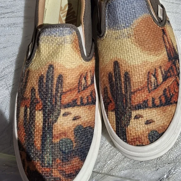 Vans Classic Cactus Tapestry Slip-On Shoes Unisex Men 7.5 Women 9 - Picture 9 of 16